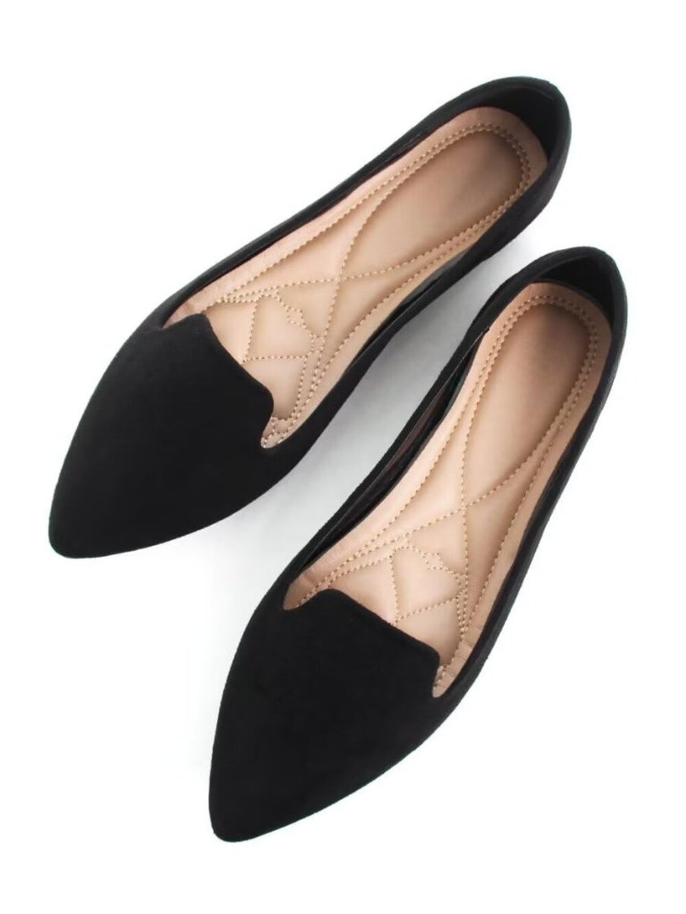 Women Cute Slip-On Ballet Shoes Soft Classic Pointed Toe Flats